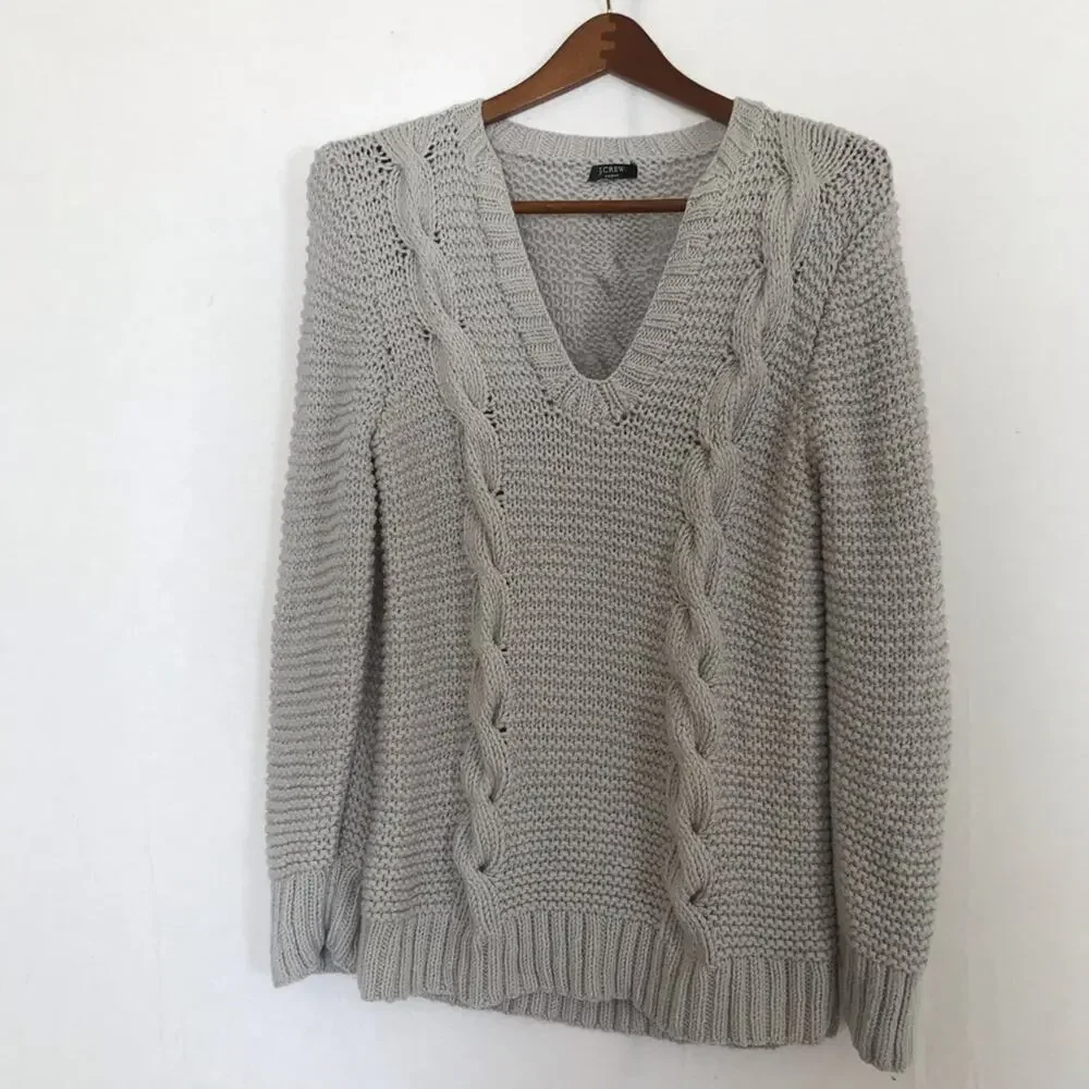 J. Crew chunky‎ handknit sweater M